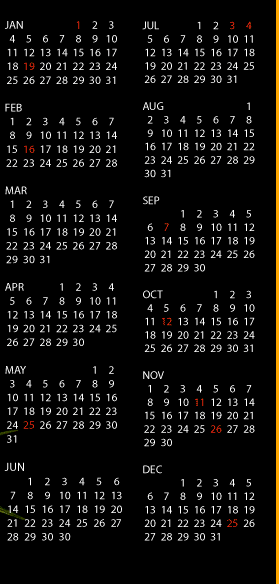 Add Custom Holidays and Events